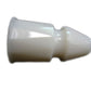 Game Room Guys Pinball Post - Faceted - White Plastic 1-3/16"