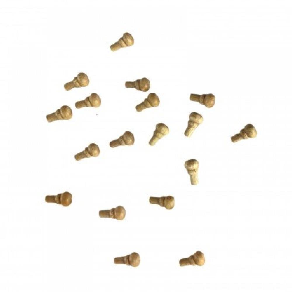 Melody Jane Dollhouse 18 Unfinished Wooden Drawer Door Knobs Miniature Furniture Accessory