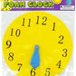 Kole Imports Lot of 2 Foam Clock Fun and Educational Teaching Supplies