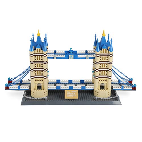 Apostrophe Games Tower Bridge Building Block Set - 1,052 Pieces London Tower Bridge Model Building Blocks for Adults and Kids - Architecture Kit