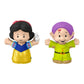 Fisher-Price Little People Disney Princess Toddler Toys Bundle of 6 Figure Packs with Rapunzel, Ariel, Moana, Snow White, and More (Pack of 6)