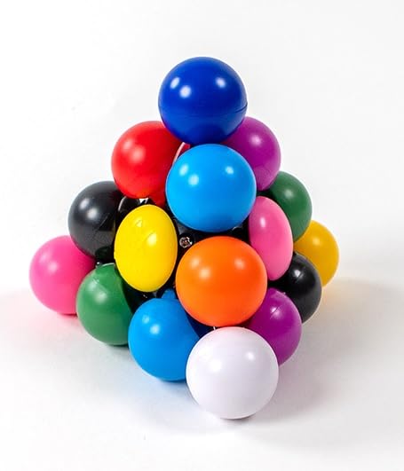 Meffert's Pyraminx Marble - The Original 10-Sided Marble Tetrahedron Brainteaser Puzzle Challenge from Recent Toys - Travel Friendly Fun for Ages 9