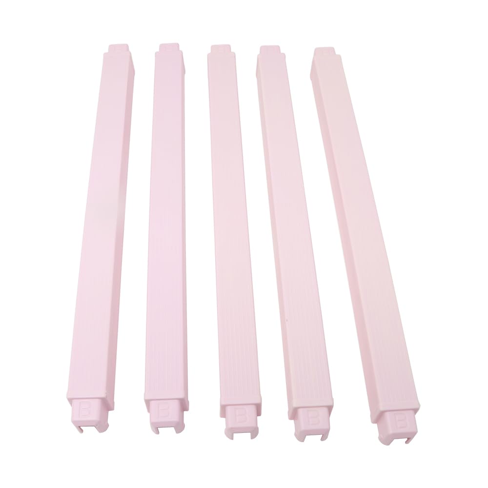 Replacement Parts for Barbie Doll Dreamhouse Doll House Playset HMX10 - Replacement Set of 5 Five Pink Columns