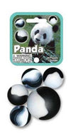 FS USA Glass Mega Marbles Panda Game Net Set (25 Piece)