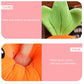 17.7Inch Cute Carrot Plush Toy, Soft Vegetable Hugging Throw Pillow