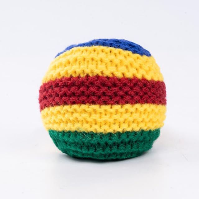 ENERKIDI Footbag Set Handmade Kick Balls Footbag Juggling Balls for Adult