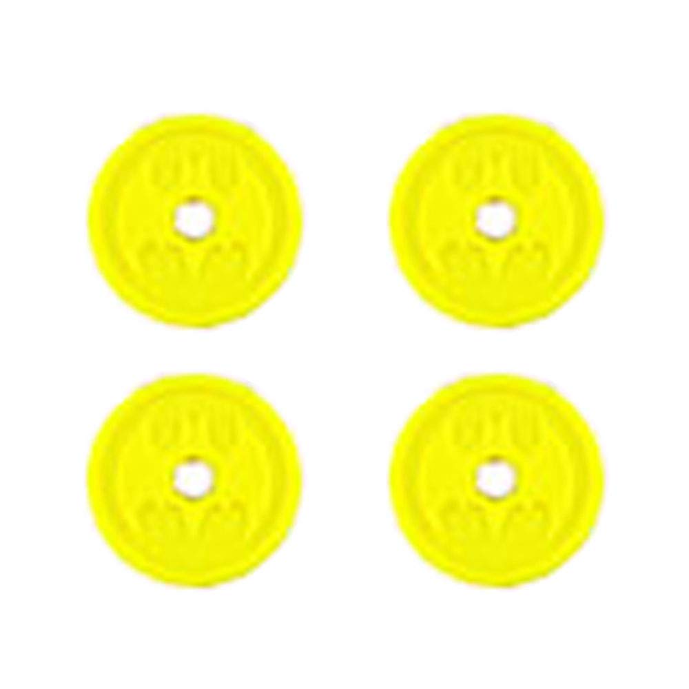 Replacement Parts for Fisher-Price Imaginext Inspired by DC Superfriends Transforming Batmobile R/C GBK77 - Replacement 4 Yellow Projectile Discs