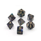 Chessex CHX27499 Dice-Lustrous Shadow/Gold Set