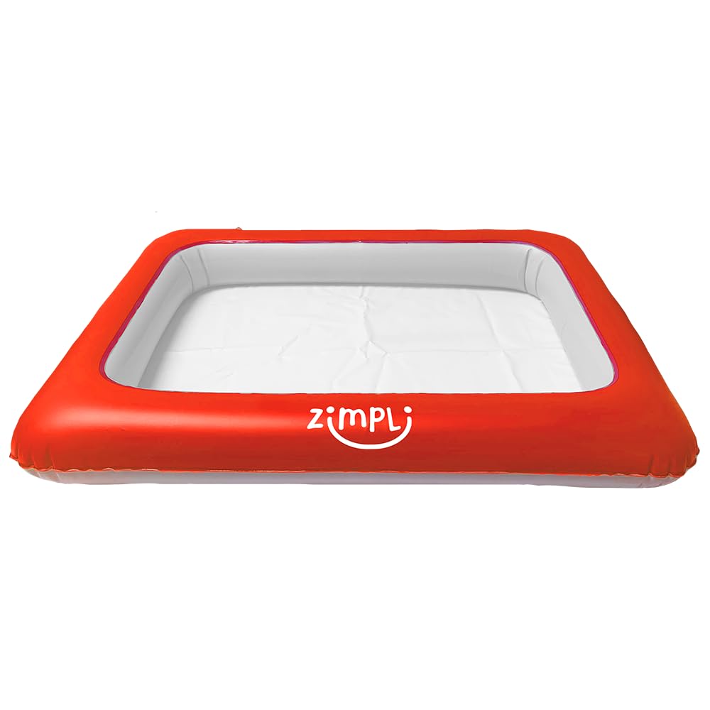 Zimpli Kids Inflatable Play Tray from, Children's Sandbox Portable Table, Perfect Sensory, Messy Play Tray for Sand, Mud and Water