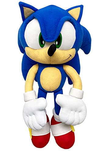 GE Animation GE-52749 Sonic the Hedgehog 14" Sonic Stuffed Plush