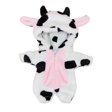 XiDonDon Cute Animal Pajamas Doll Clothes for OB11,Molly, Gsc,1/12 BJD Doll Accessories Toys Dolls Clothing (Cow)