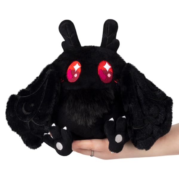 Squishable - Snugglemi Snackers Baby Mothman - Mothman Collection - 7 in - Soft Toy Collectible Stuffed Animal - Beans