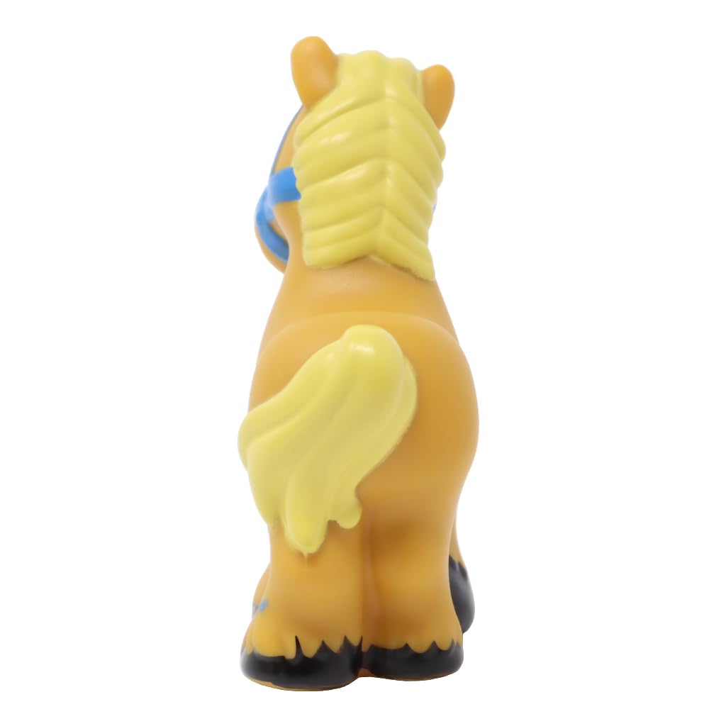 Fisher-Price Replacement Part Little People Caring for Animals Farm Zoo Safari Friends Playset DWC31 and CHJ51 - Replacement Brown Tan Horse Figure