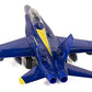 Playmaker Toys ?? United States Navy Blue Angels F/A-18 Super Hornet Fighter Jet 9 Inch Die Cast Metal Model Toy with Pullback Action (Complete 6 Set)