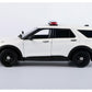 MOTORMAX 1/24 Scale 2022 Explorer Police Interceptor Utility Light & Sound 79541 White