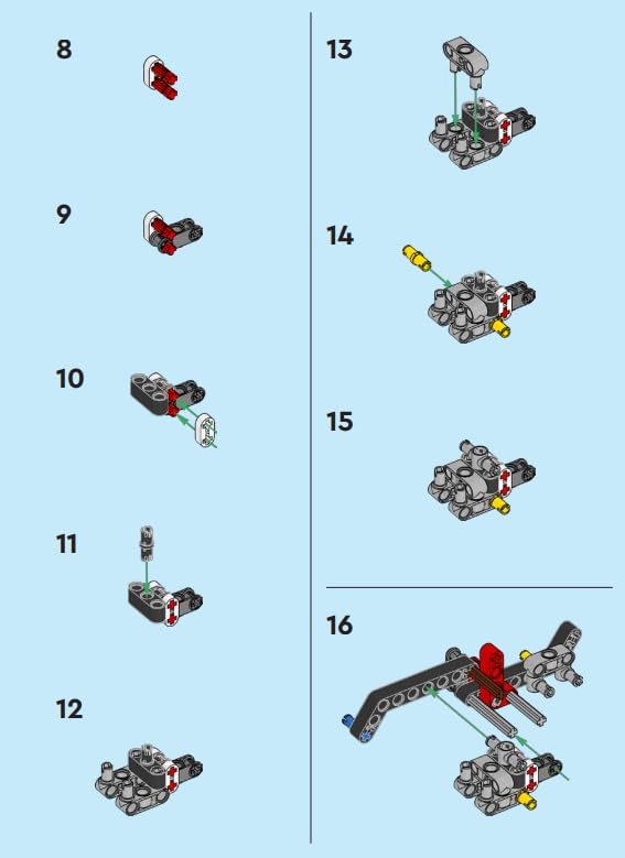 LEGO Technic Mini Set: Sports Car Micro Set (81 pcs) Ages 7+