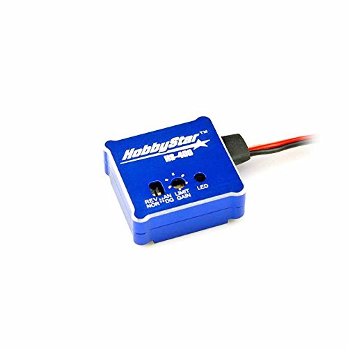 HobbyStar HS-400 Gyro, Adjustable Stability Control System, Drift-Assist - Blue