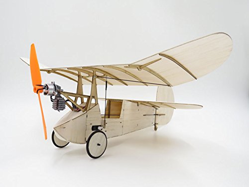 Dancing Wings Hobby Micro 3CH 358mm Balsa Wood Laser-Cut Airplane Newton Remote Control Plane for Adults (K0702)