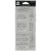 FISKARS Simple Thoughts Clear Epoxy Quote Stickers, Sweet Baby
