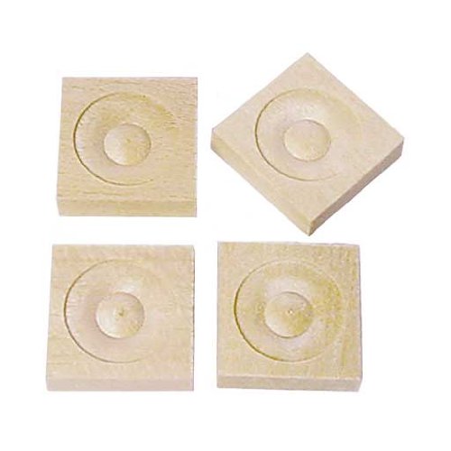 Dollhouse Miniature Wood Head Blocks