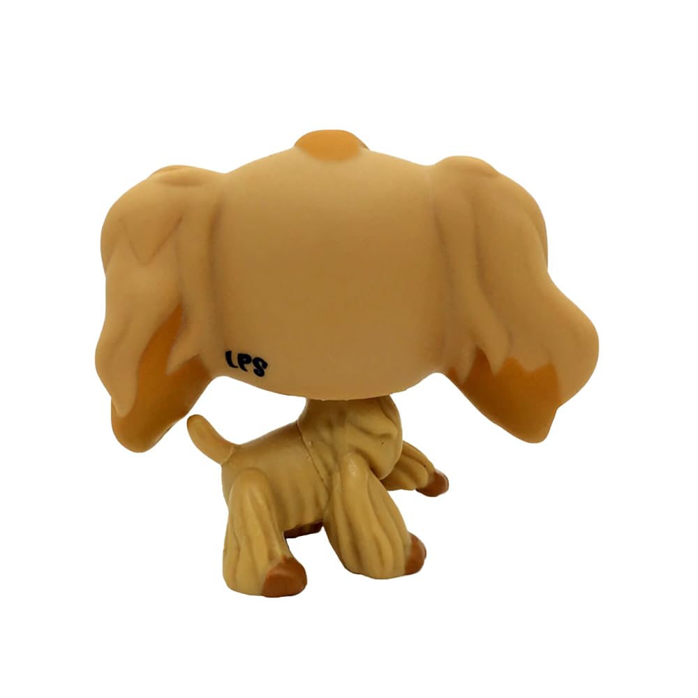 CFCLLBR #1716 Mini Pet Toys Tan Cocker Spaniel Dog Animal Figure
