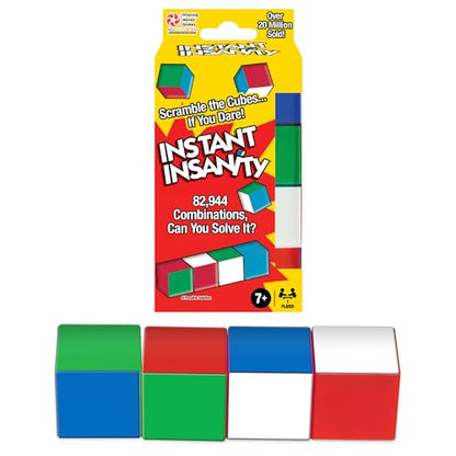 Instant Insanity, Classic Brain Teaser Puzzle, by Winning Moves Games USA