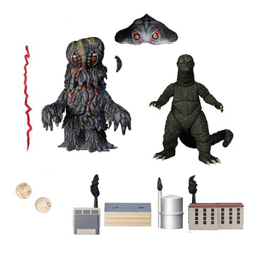 Mezco Godzilla vs Hedorah 5 Points Set of 3 (1971) Action Figure Deluxe Boxed Set Made of Plastic