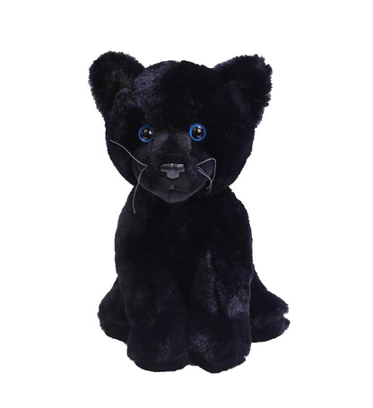 Plushland Black Panther Stuffed Animal - Realistic Plush Panther for Kids and Adults - 10 Inches.