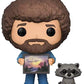 Funko POP! TV: Bob Ross - Bob Ross with Raccoon (Styles May Vary) Collectible Figure
