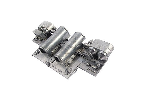 Mato 1/16 Metal Chassis with Track tensioner Back Panel for Heng Long 3818-1 RC German Tiger 1 Tank Lower Hull Robot Chassis