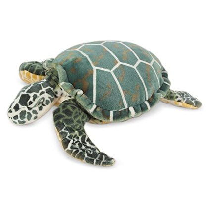 Melissa & Doug Giant Sea Turtle - Lifelike Stuffed Animal (Nearly 3 feet Long)