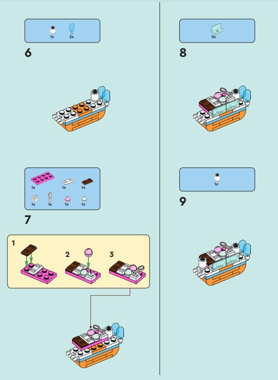 LEGO Friends Accessory Set: Ice Creme Stand (39 pcs)