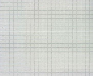 Famous Floors Dollhouse TILE: 1/4 IN SQ, 12X16, WHITE, JR330