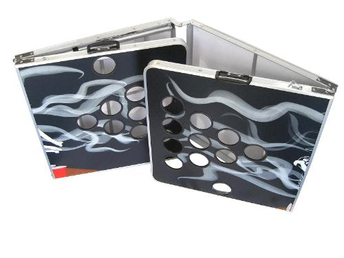 Bones Portable Pong Table with Cup Holes for Football Tailgating, Camping, Halloween Decoration Games.