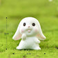 CCUUHJ 7 Pcs Bunny Kit Resin Miniature Figurines Fairy Garden Accessories,Mini Straw Basket Carraot Figures Rabbit Ornaments for Easter Egg Fillers