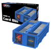 BCW Collectible Card Bin - (Single, Blue) | Holds up to 1600 Cards | Plastic Storage Box for Pokémon, MTG & Sports Cards