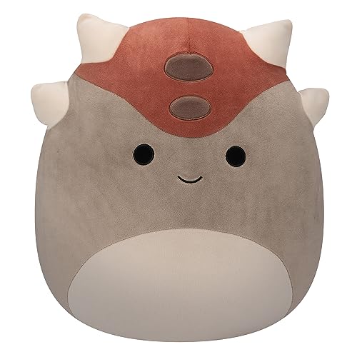 Squishmallows Original 14-Inch Ainhoca Grey Ankylosaurus - Large Ultrasoft Official Jazwares Plush