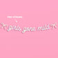 xo, Fetti Girls Gone Mild Banner - Iridescent Foil | 6 Ft. | Bow Bachelorette Decorations, Birthday Party Sign, Coquette Graduation Background, Bach