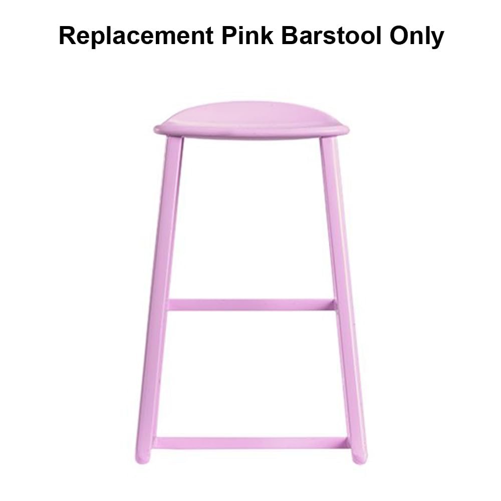 Replacement Part for Barbie Doll Dreamhouse Dollhouse Playset HMX10 - Replacement Pink Barstool
