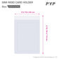 200ct Semi Rigid Card Holders - Card Sleeves for Trading Card with 1/2" Lip Sleeves Fit Standard Grading Cards Baseball Cards for Graded Card