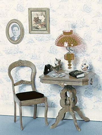 Melody Jane Chrysnbon Dollhouse Victorian Table & Chair Furniture Kit Model Kit F-110