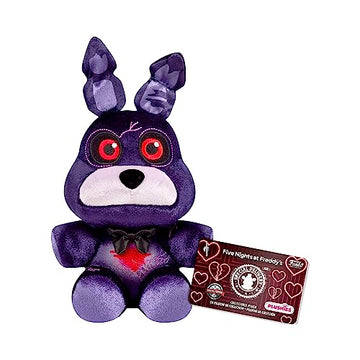 Funko Plush: Five Nights at Freddy's (FNAF) - Blkheart Bonnie The Rabbit - (CL 7") - Collectable Soft Toy - Birthday Gift Idea - Official Merchandise