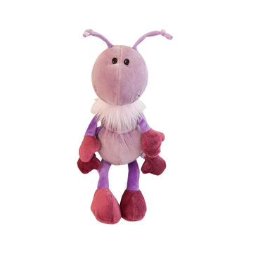 Xshelley 13.7 inch Ant Plush with Scarf Stuffed Animal Soft Plush Toy,Ants Plush Doll,for Birthday Party Gifts Home Decorations (Purple)