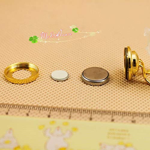 AirAds 1:12 Scale Dollhouse Miniature Dining Room liglht Fixture LED Chandelier Elegant Tulip Lighting Living Room Light