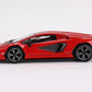 Lambo Countach LPI 800-4 Rosso Mars Red Limited Edition to 5400 Pieces Worldwide 1/64 Diecast Model Car by Mini GT MGT00720