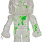 Unko Hikari Movies: Clear Predator with Green Blood Splatter Gemini Collectibles Exclusive Vinyl Figure