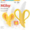 Nuby NanaNubs Banana Silicone Infant Toothbrush - Gum Massager - Soft Bristles - Silicone - 3+ Months
