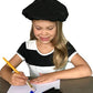 Picki Nicki Beret Hats for Women and Kids Perfect for Paris/Art Party (Set of 10, Black)