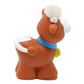 Fisher-Price Replacement Part for Collectible Little People Touch 'n Feel Farm Barn Playset K0104 - Replacement Brown and White Cow Figure with White