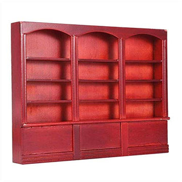 EatingBiting 1:12 MINI Miniature Furniture Wooden Display Cabinet Bookcase Book Shelf Cabinet Wardrobe Model for Fairy Garden